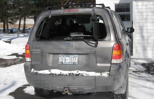 Ford escape window explodes #7